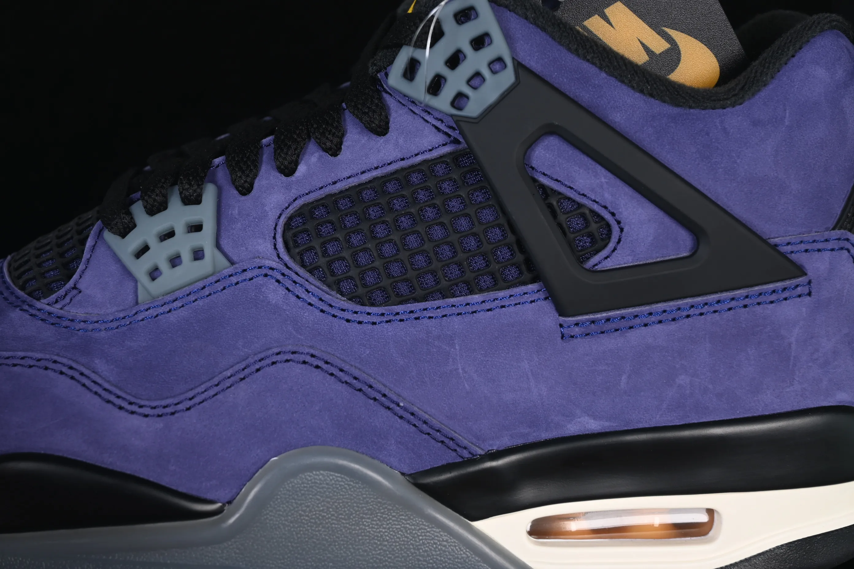All categories Air Jordan Jordan series basketball shoes Air Jordan 4 OG version Air Jordan 4 Retro "Lakers" AJ4 Joe 4 Lakers Purple Gold FV5029-500